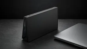 Panelo Fold zusammengeklappt, steht auf dem Tisch